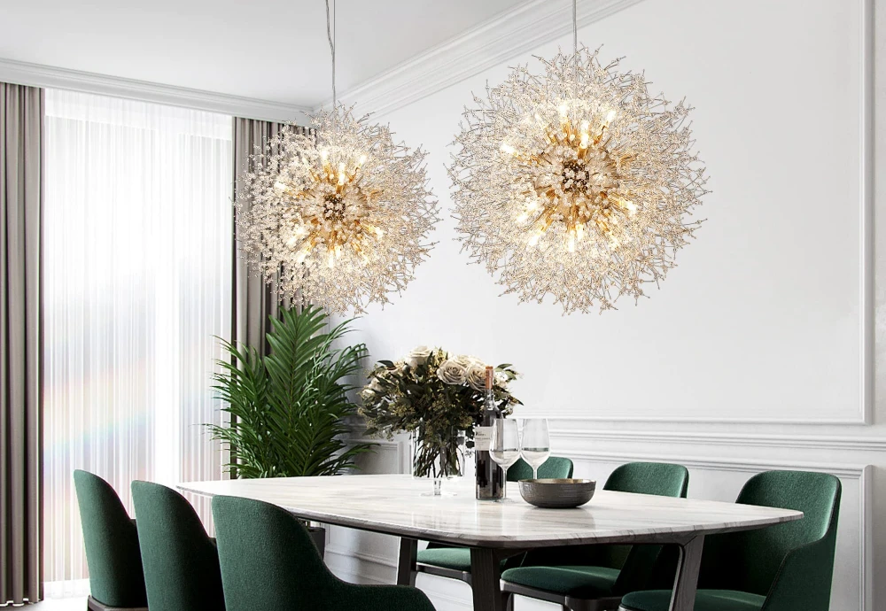 glass globe chandeliers